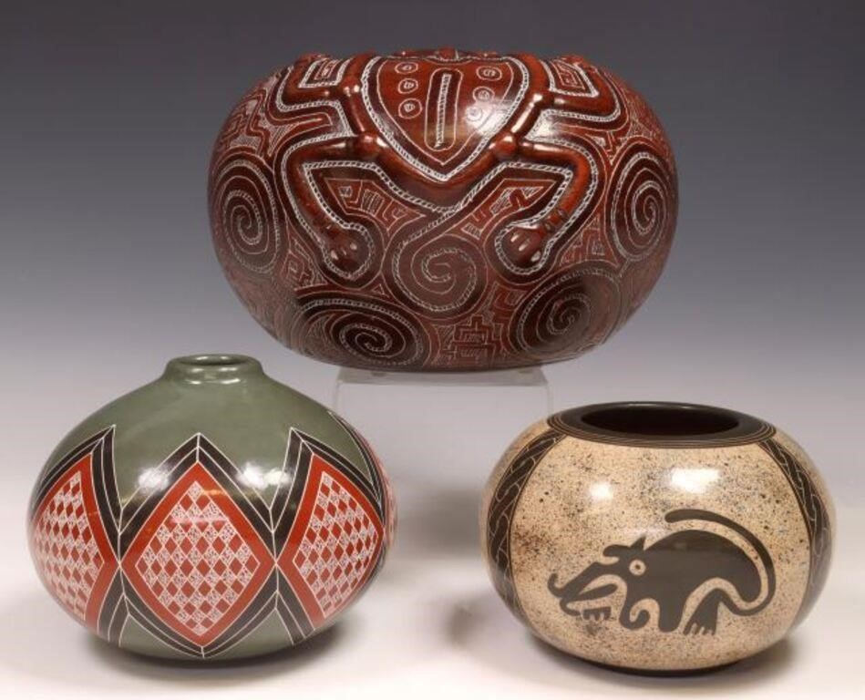 (3) CENTRAL & SOUTH AMERICAN ETCHED