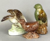 3 CERAMIC FIGURAL BIRD SHAPED