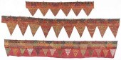 3 CEREMONIAL HANGINGS ("TIRAI"