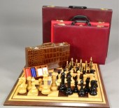 (3) CHESS SETS (1) POKER CHIP