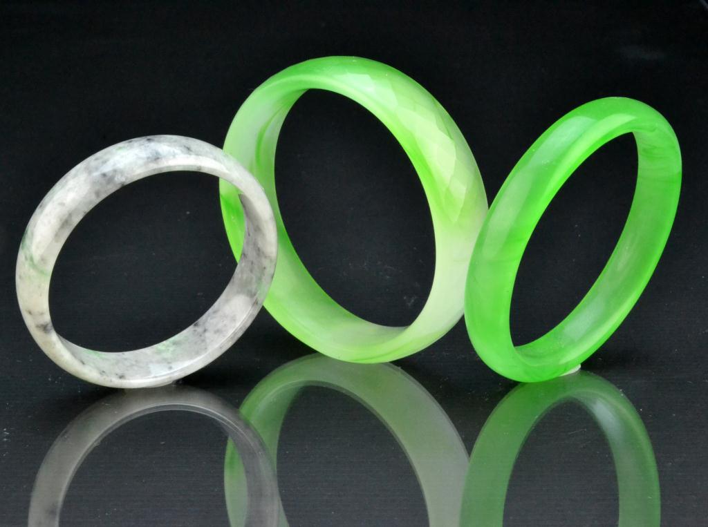 (3) Chinese Carved Jade & Jadeite