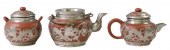 (3) CHINESE EARTHENWARE & PEWT