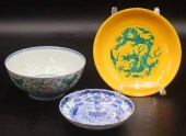 (3) CHINESE ENAMEL DECORATED B