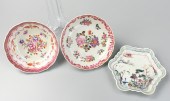 (3) CHINESE EXPORT DISH: ROUND