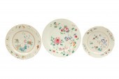 3 CHINESE EXPORT PORCELAIN CHA