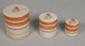 3 CHINESE EXPORT PORCELAIN TEA