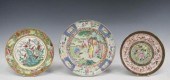 (3) CHINESE FAMILLE ROSE ENAME