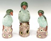 (3) CHINESE GLAZED PORCELAIN I