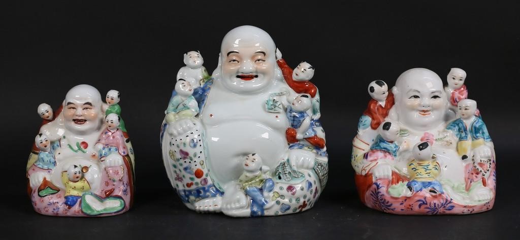 3 CHINESE HAPPY BUDDHA FERTILITY