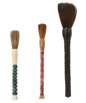 (3) CHINESE HARDSTONE & HORN C