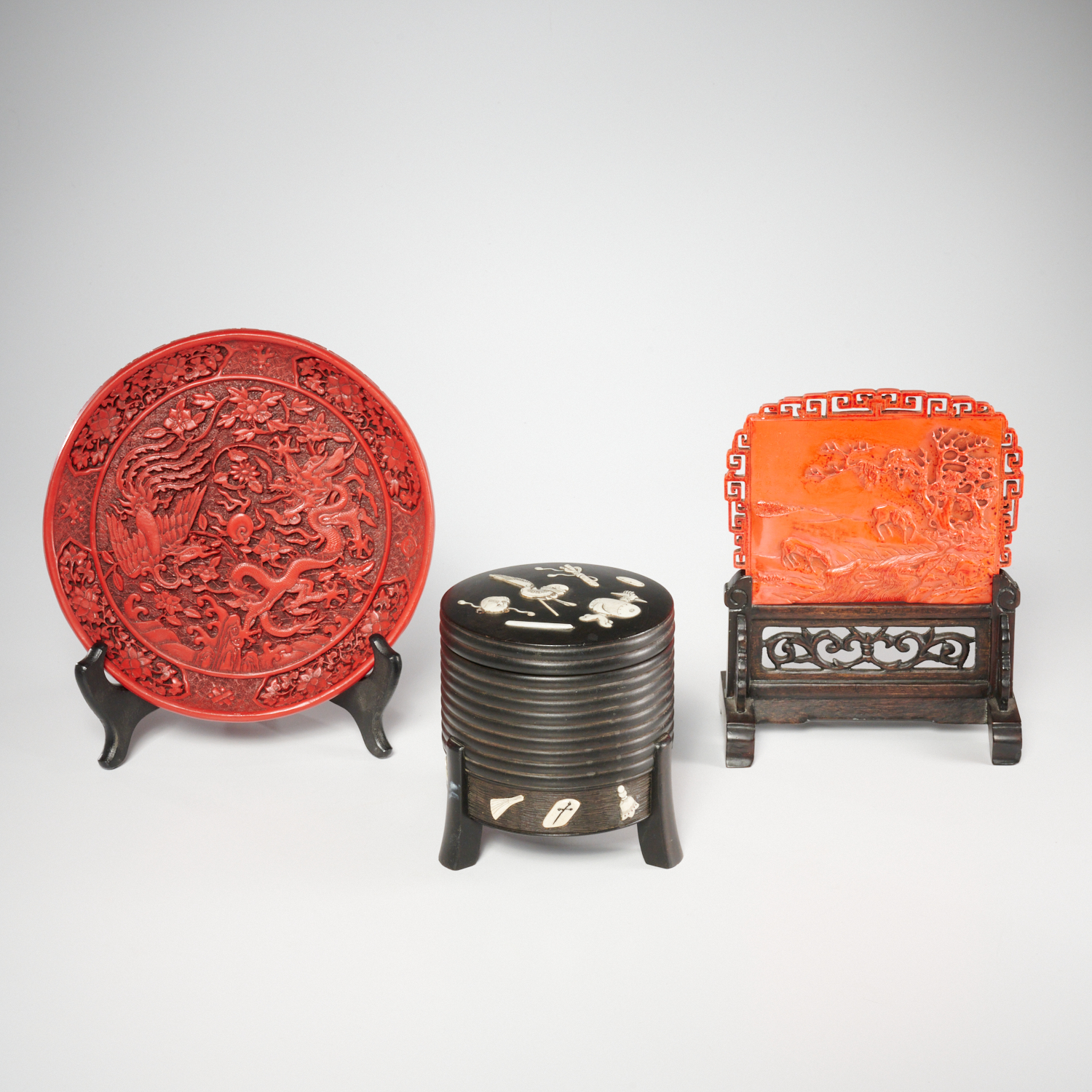 (3) CHINESE & JAPANESE DECORATIVE