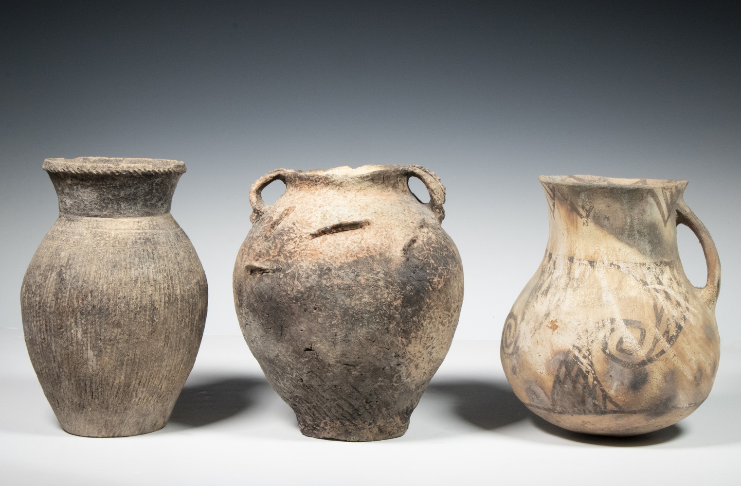 (3) CHINESE NEOLITHIC POTTERY