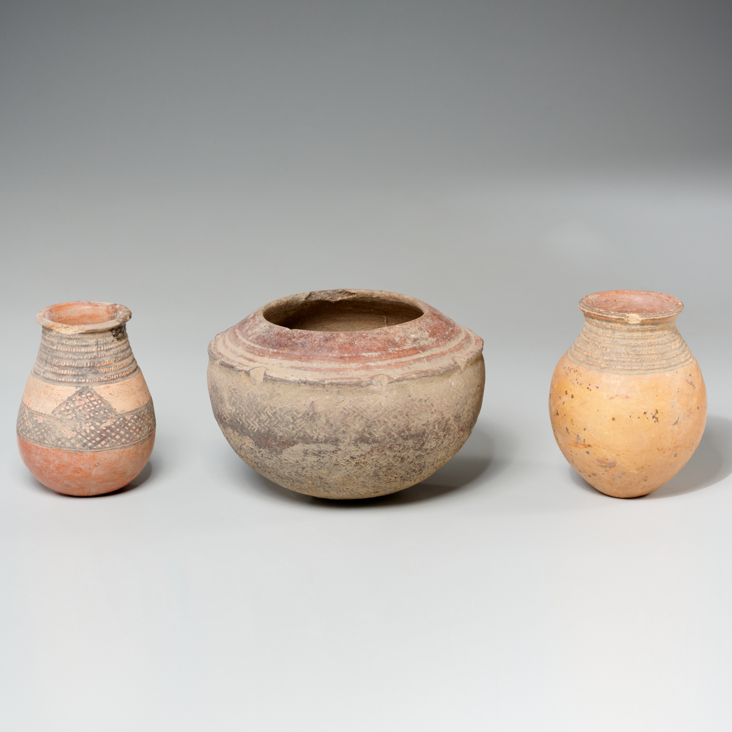 (3) CHINESE NEOLITHIC POTTERY