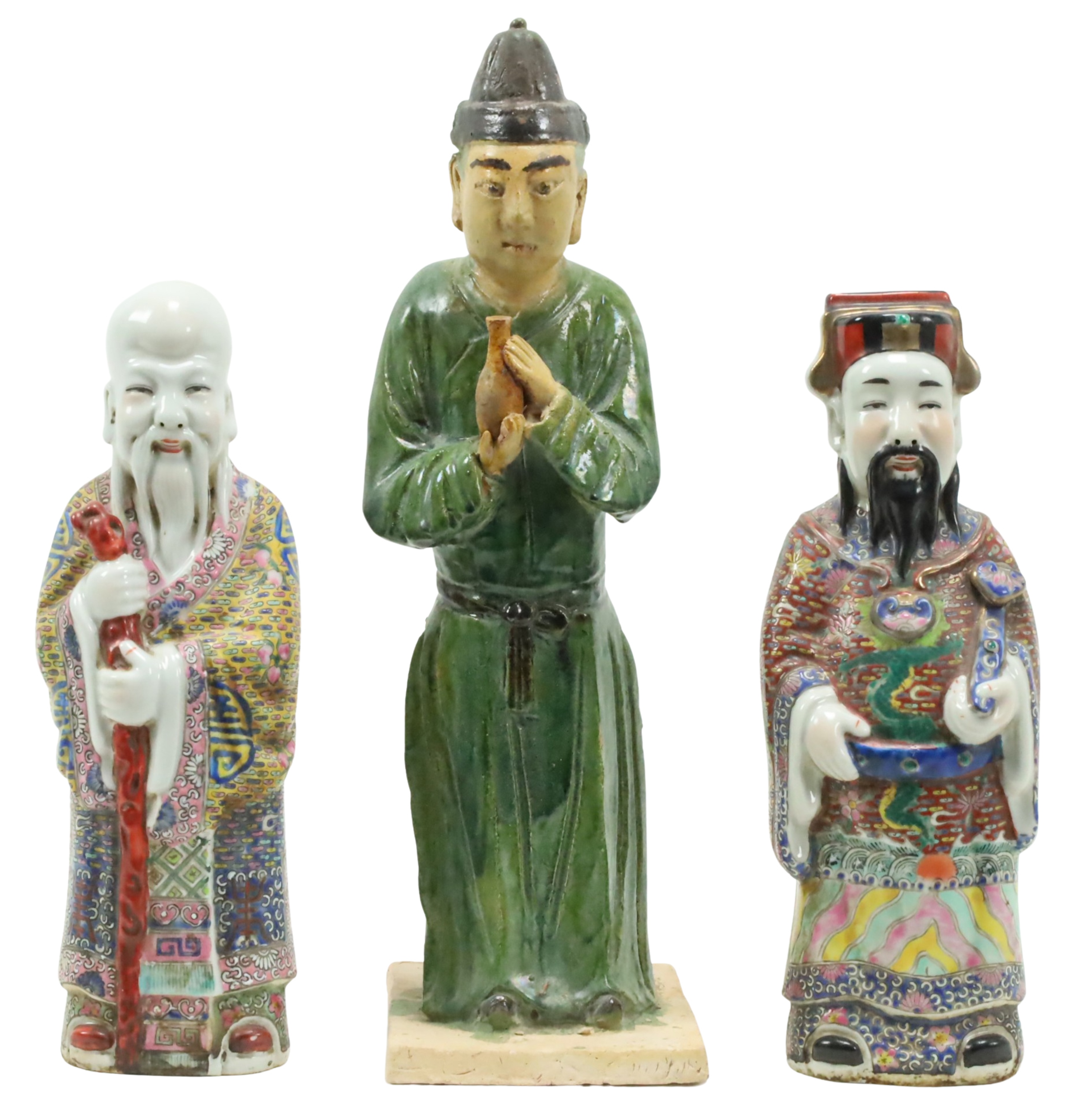 3 CHINESE PORCELAIN AND CERAMIC