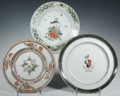 (3) CHINESE PORCELAIN PLATES L