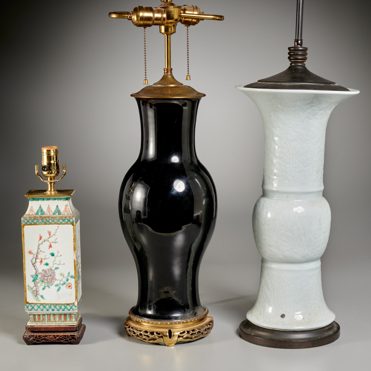 (3) CHINESE PORCELAIN VASES