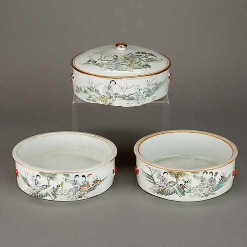 3 CHINESE PRC PORCELAIN FOOD