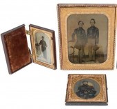 (3) CIVIL WAR TINTYPE, AMBROTY