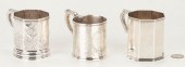 3 COIN SILVER CUPS OR MUGS INC