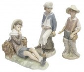 (3) COLLECTION OF LLADRO PORCE