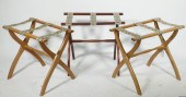 (3) CONTEMPORARY LUGGAGE STAND