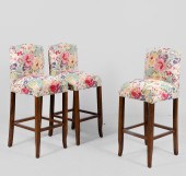 (3) Contemporary upholstered a