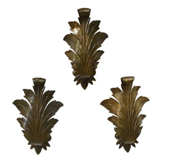 (3) CONTINENTAL GILT METAL