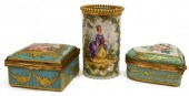 (3) CONTINENTAL HAND-PAINTED P