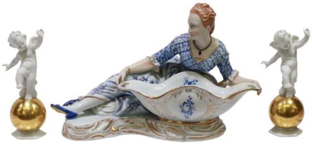 (3) CONTINENTAL SWEETMEAT DISH &