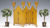 (3) CONTINENTAL TOLE PAINTED T