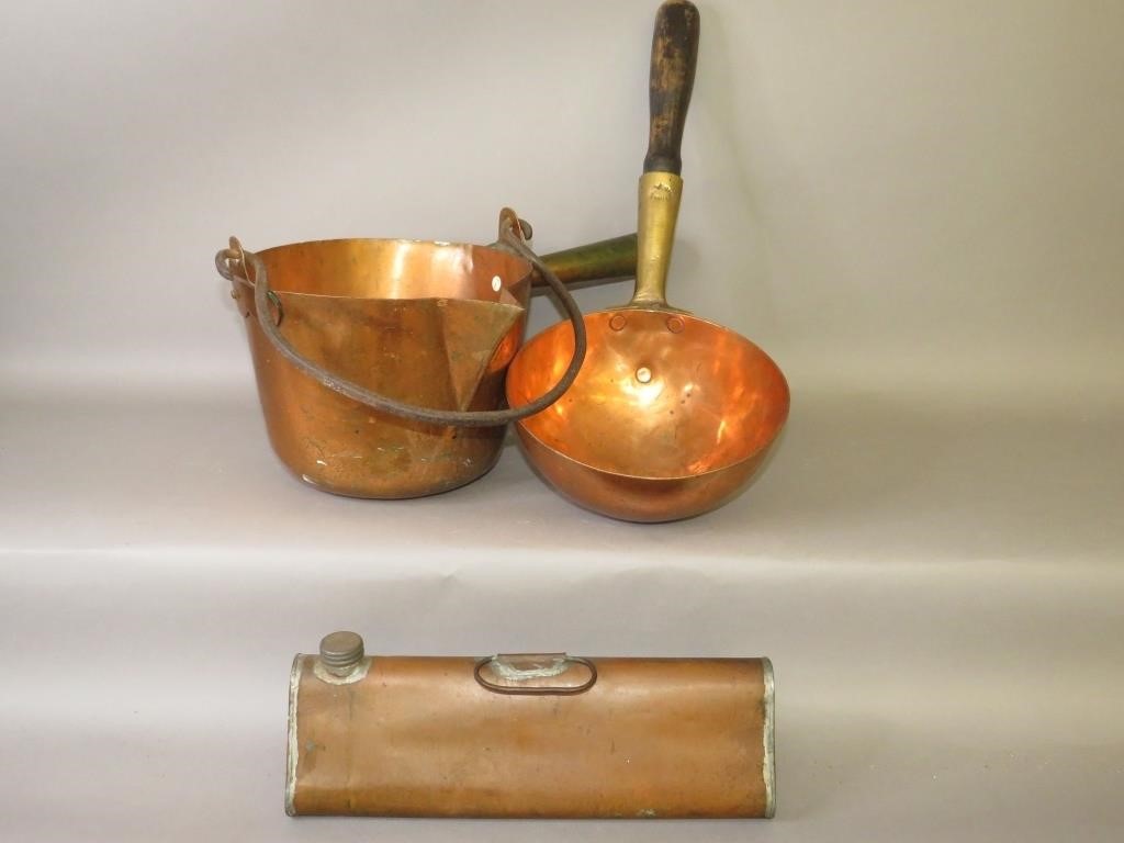 3 COPPER PRIMITIVES/KETTLESca.