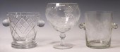 (3) CRYSTAL CHAMPAGNE COOLERS