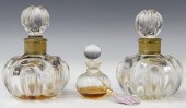 (3) CRYSTAL PERFUME SCENT BOTT