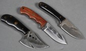 (3) CUSTOM DAMASCUS SKINNER FI
