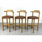 3 Danish modern Bar Stools by