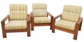 (3) DANISH MODERN TEAK FRAME A