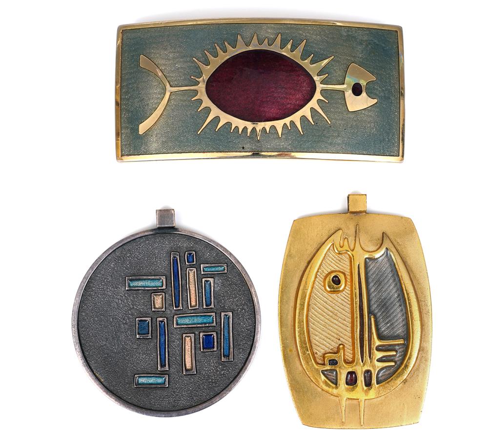 3 DE PASSILLE ENAMELED