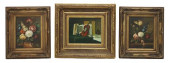 (3) DECORATIVE FRAMED OIL PAIN