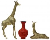 (3) DECORATIVE TABLE ITEMS, VA
