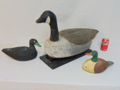 3 DECOYS, TWO DUCKS & GEESE, C
