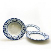 3 DEDHAM POTTERY RABBIT SOUP B