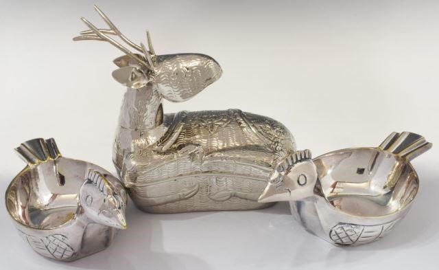 (3) DEER BETEL-NUT BOX & VALENTI