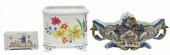 (3) DELFT FLOWER FROG, 'FLORES