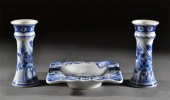 (3) Delt Blue & White Porcelai