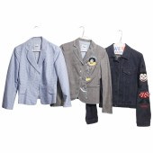 (3) Designer blazers and jacke