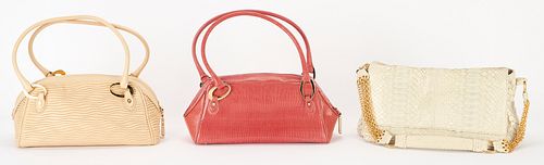 3 DESIGNER PURSES, INCL. BOTTEGA