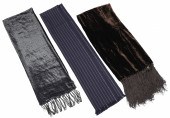 (3) Designer scarves, c/o Dolc