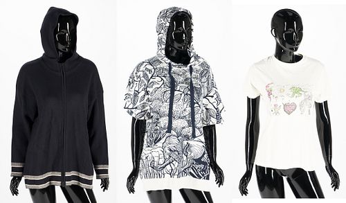 3 DIOR GARMENTS, INCL. CASHMERE