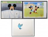 (3) DISNEY ANIMATION CELS MICK