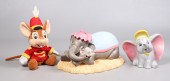 (3) Disney Dumbo figurines, c/